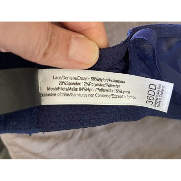 Adore me Womens Push up Padded Bra size 36DD Floral Underwire Lace  Sexy NWT - Picture 10 of 12